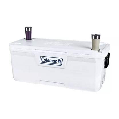 Coleman 150 QT  Chest Cooler with Sun Protection - Marine White