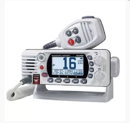 Standard Horizon GX1410W Eclipse Series 25W Fixed Mount VHF - White.
