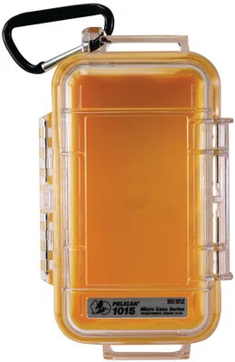 Pelican 1015 Micro Case, Clear Top Yellow