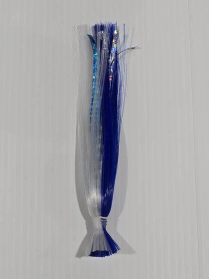 Blue Water Candy  1/2oz. Hair & Mylar Fishing Skirt