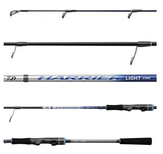 Daiwa HRSLJ610MS Harrier 6' 10" Super Light Jigging Spinning Rod 30lb. 100 grams.