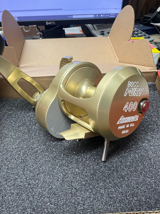 Accurate - Fury 400 2-Speed Gold Reel Accurate