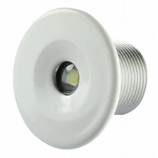 Lumitec® 112223 - Echo 1.24"D 12V DC White Recessed Screw Mount LED Courtesy Light