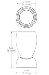 Lumitec 111810 GAI2 General Area Illumination2 Positionable Light - White Housing - Warm White