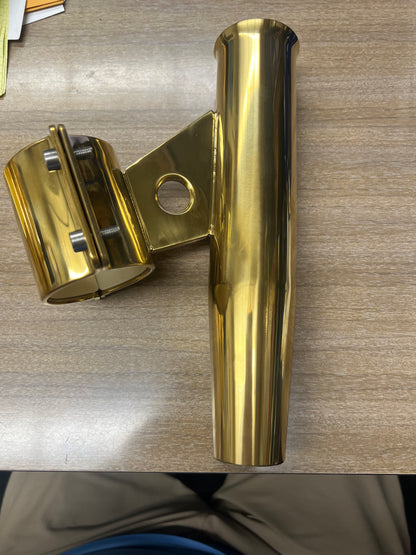 Tigress Gold Clamp On 35 Degree Rod Holder