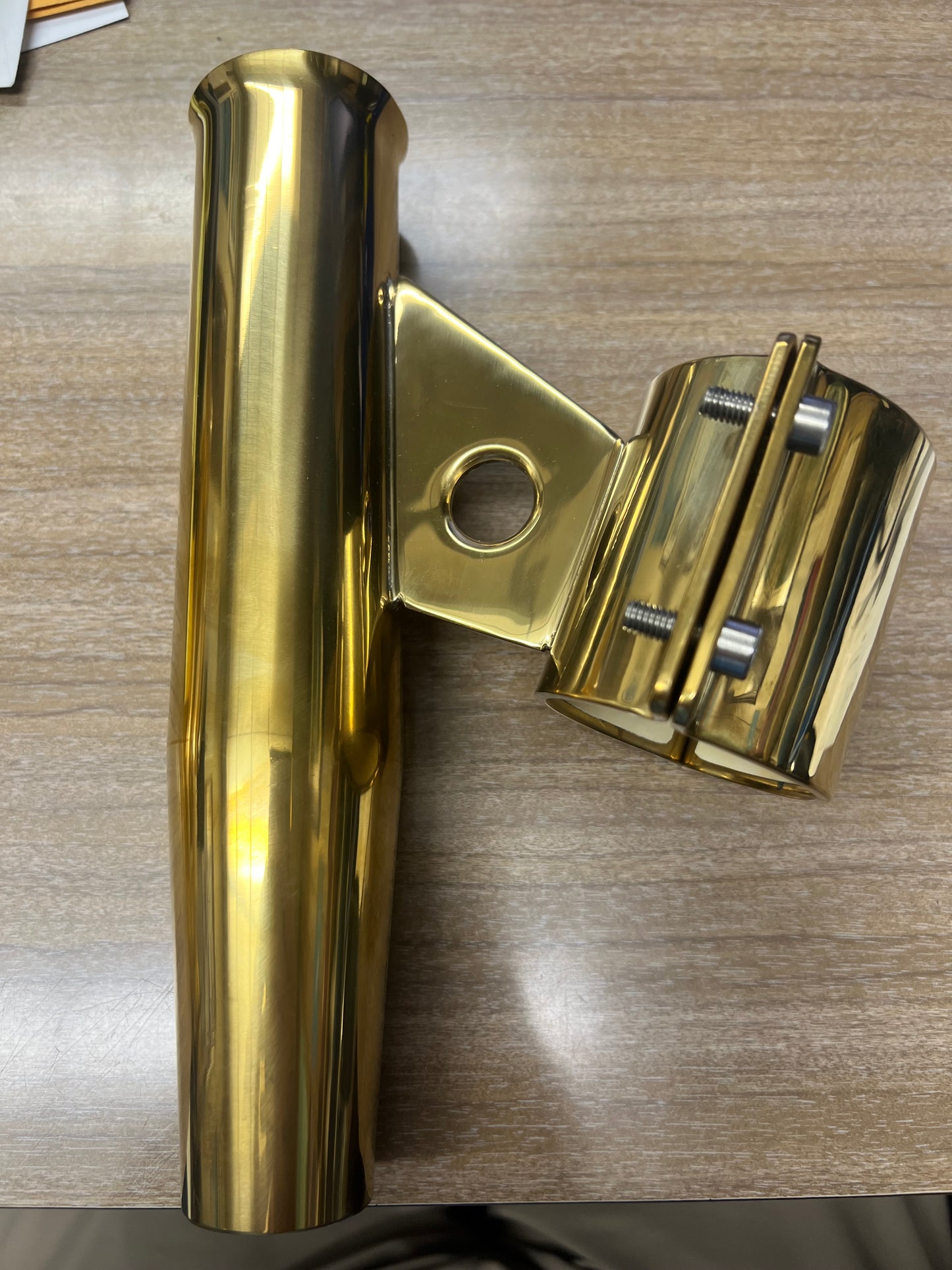 Tigress Gold Clamp On 35 Degree Rod Holder