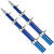 Tigress Blue and Silver 15' 1-1/2" Outriggers Telescoping