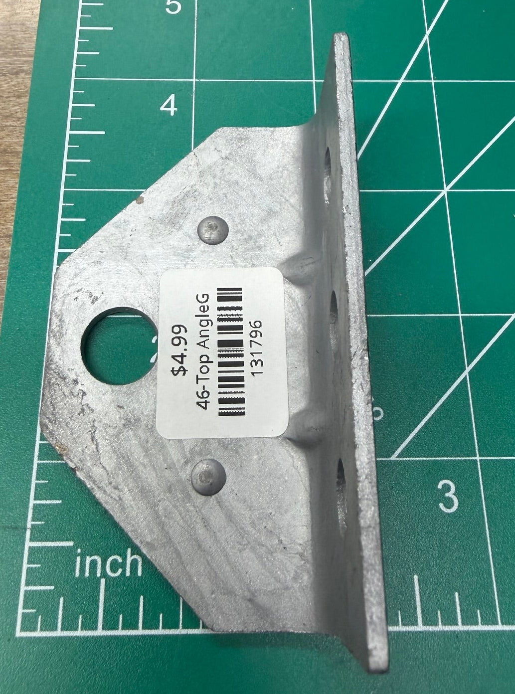 WaterLand Slotted Swivel Bracket for Boat Trailers 3-1/2" x 2" Top Angle 90 Degree Bunk Bracket - Galvanized.