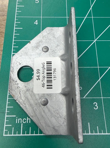 WaterLand Slotted Swivel Bracket for Boat Trailers 3-1/2" x 2" Top Angle 90 Degree Bunk Bracket - Galvanized.