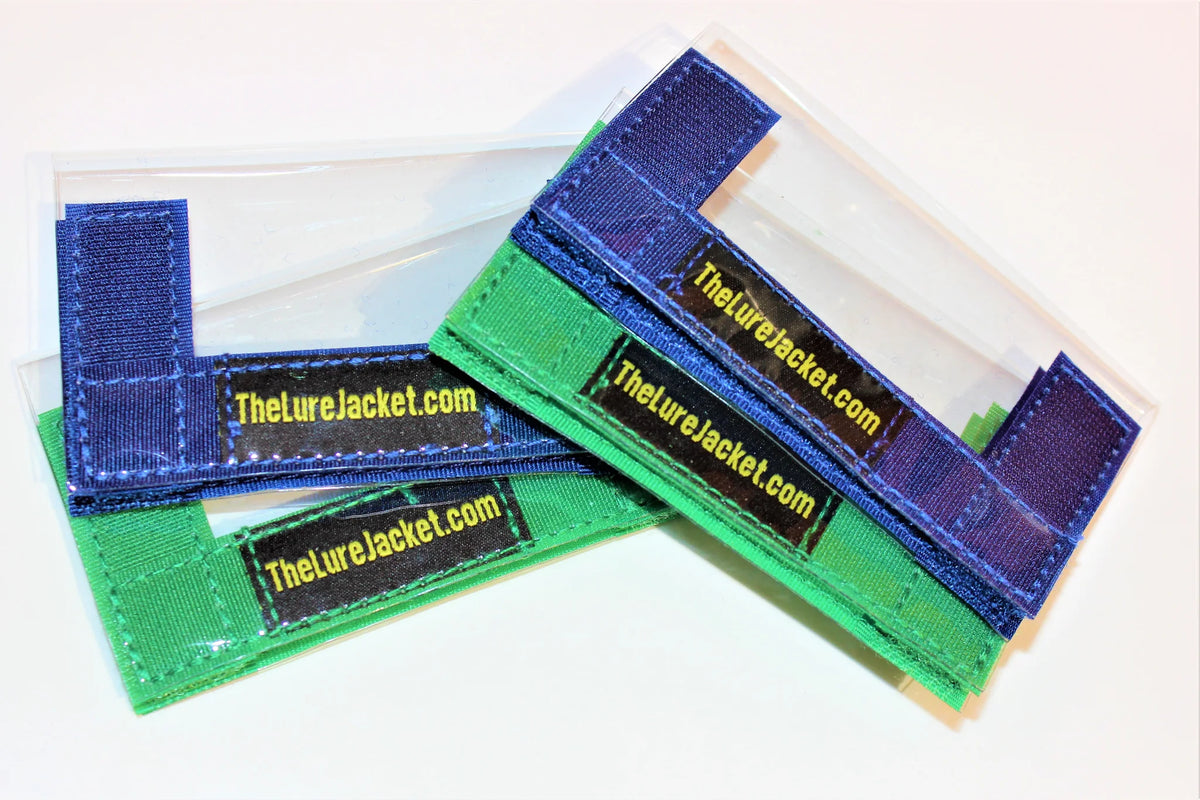 The Lure Jacket "Minnow" 4-Pack-Grn/Blue 5" x 4"