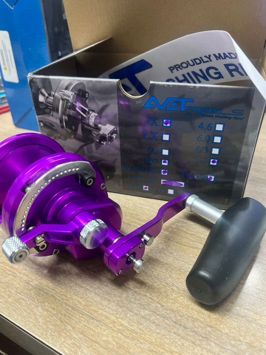 Avet Reels JX 3/S RAP MC PLUS Raptor Plus Three 3 Speed Master Cast Control Power Handle