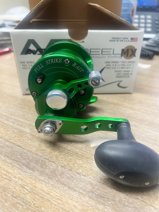 Avet Reels MXJ 5.8 MC LH Master Cast Control Special Green Lefty Left Hand Reel