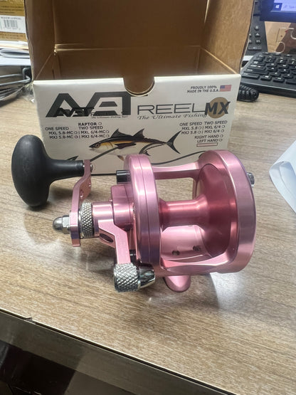 Avet Reels MXJ 5.8 MC LH Master Cast Control Special Pink Lefty Left Hand Reel