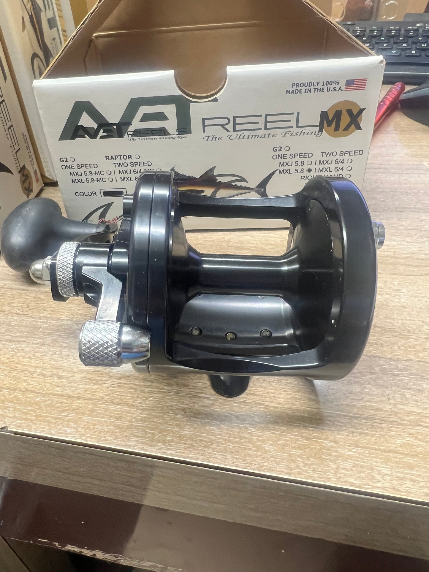 Avet Reels MXL5.8 LH BLACK Lefty Left Hand