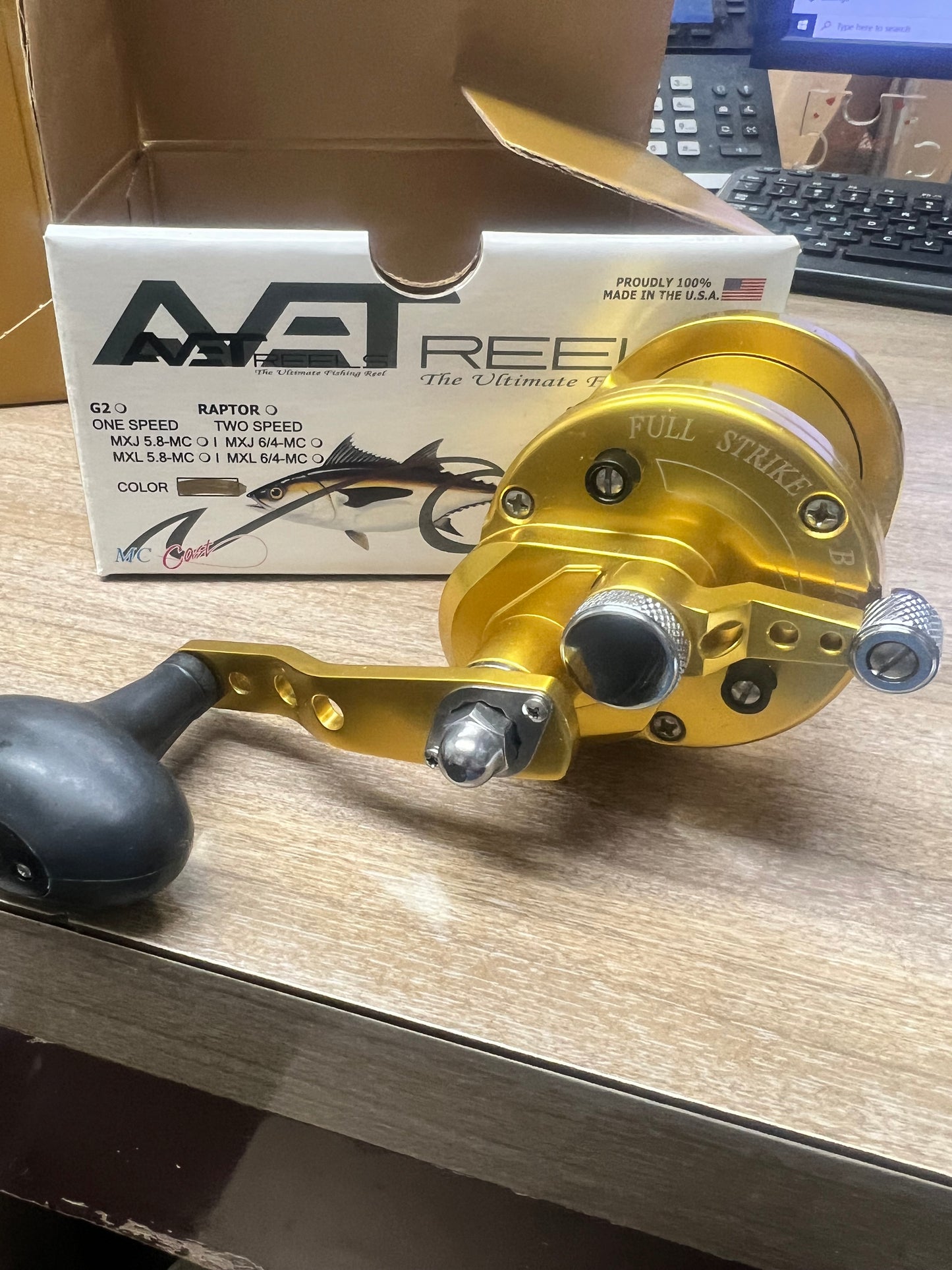 Avet Reels MXL5.8 LH GOLD Lefty Left Hand