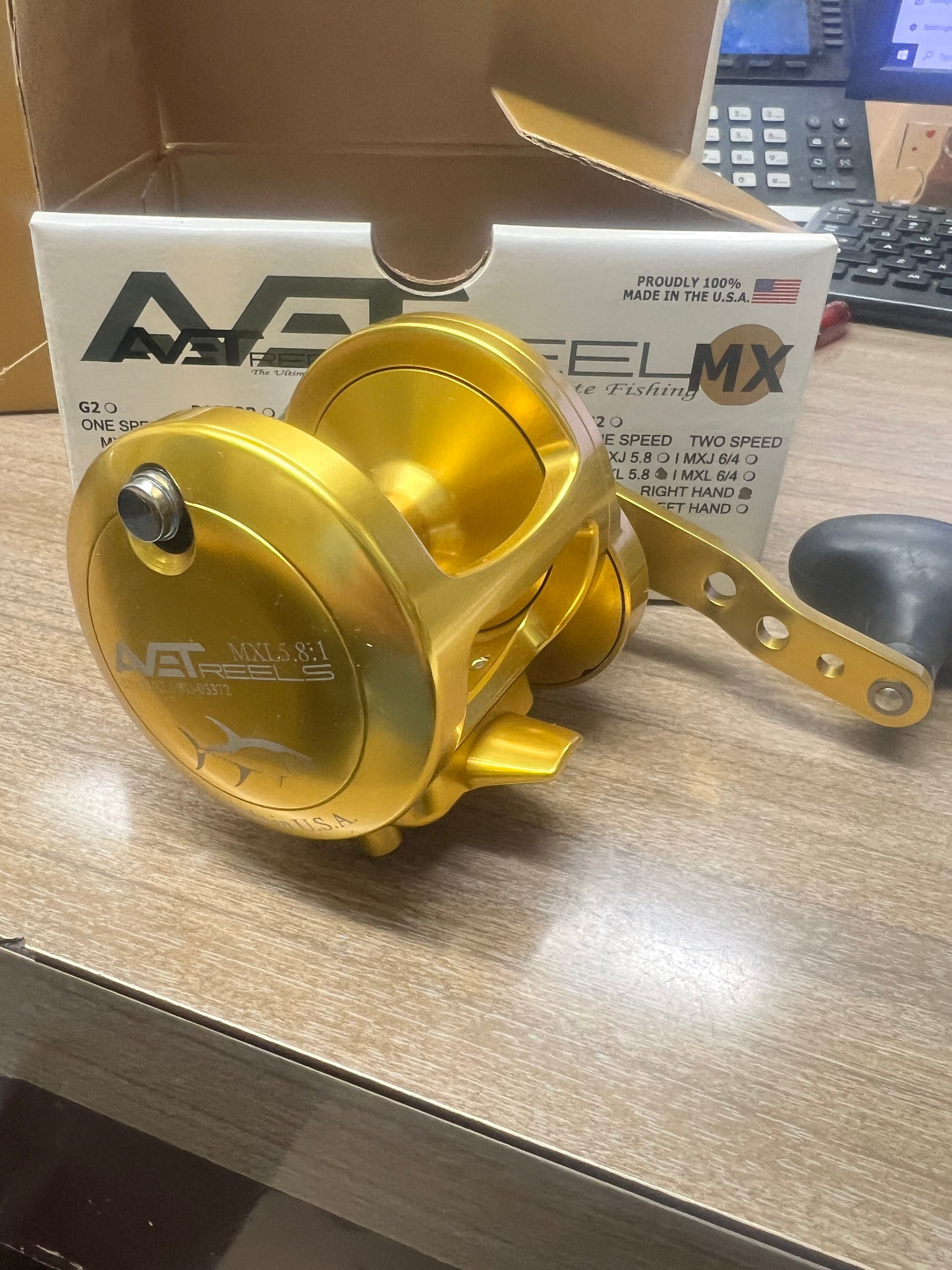 Avet Reels MXL5.8 LH GOLD Lefty Left Hand