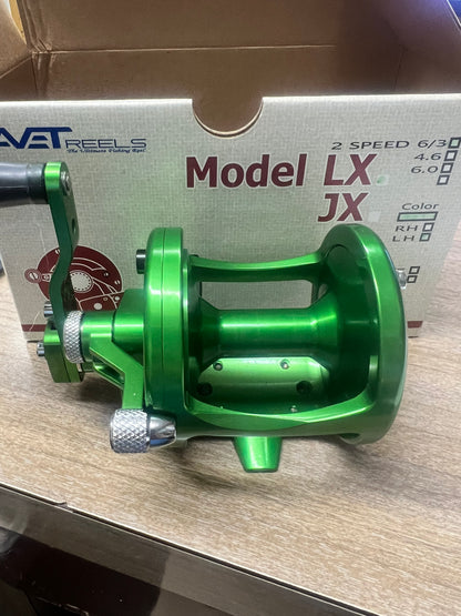 Avet Reels LX 6/3 LH Special 2 Speed Left Hand Two Speed Green Reel