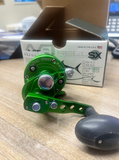 Avet Reels SXJ 6/4 MC LH 2 Speed SPECIAL Green Master Cast Lefty Left Hand Reel