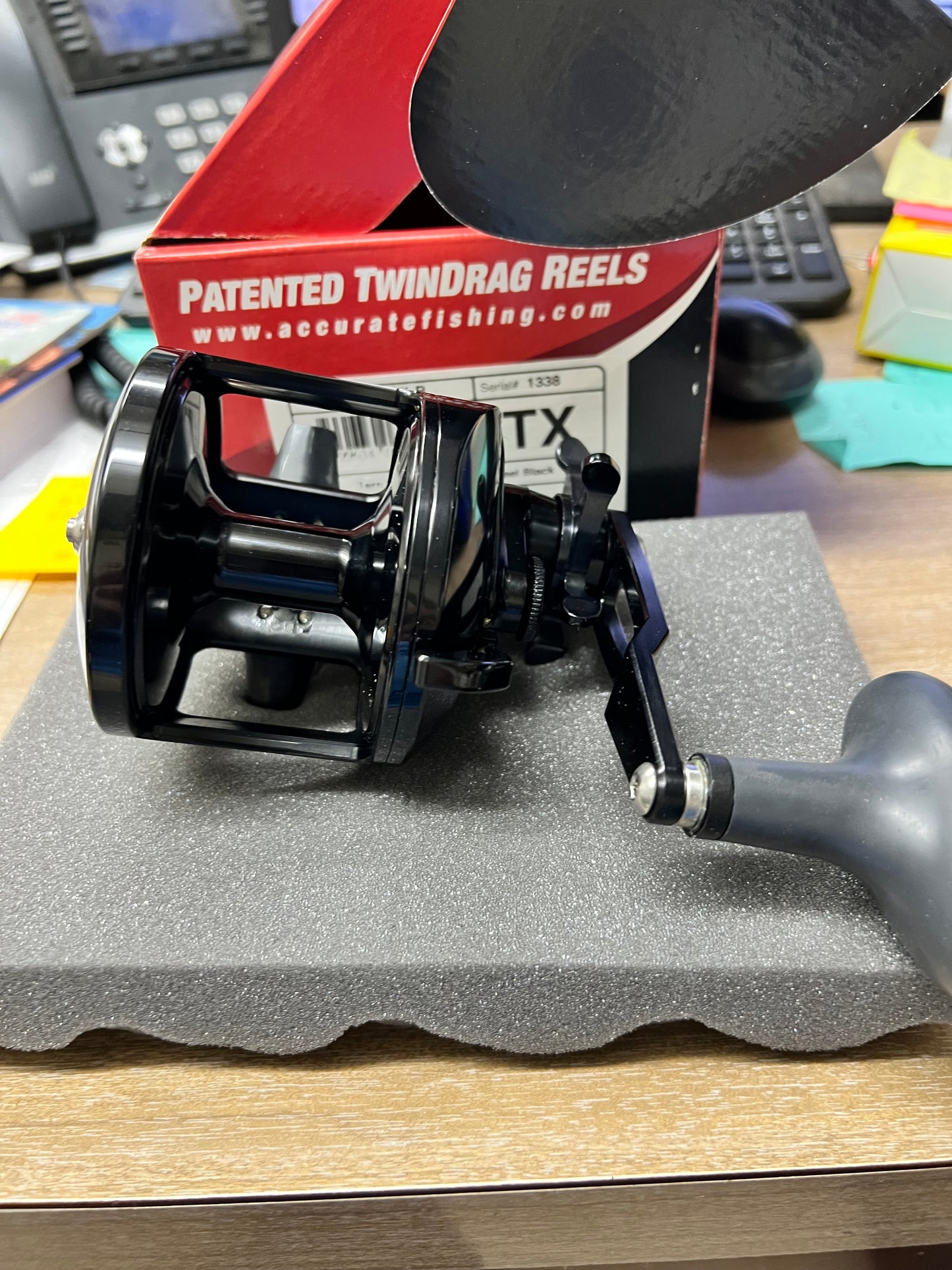 Accurate Tern 2 TXD-600X-B 600 Star Drag Reel Black