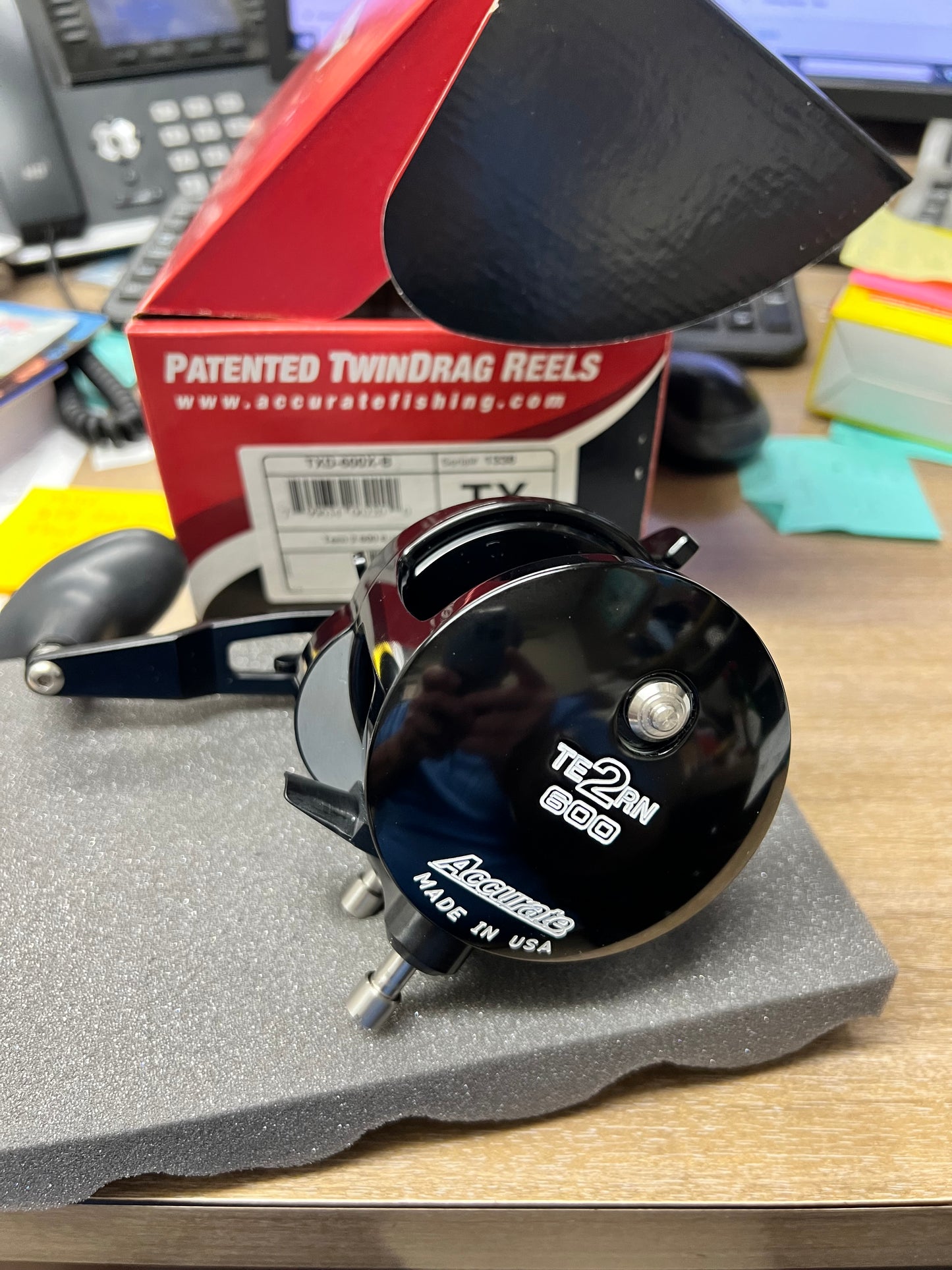 Accurate Tern 2 TXD-600X-B 600 Star Drag Reel Black