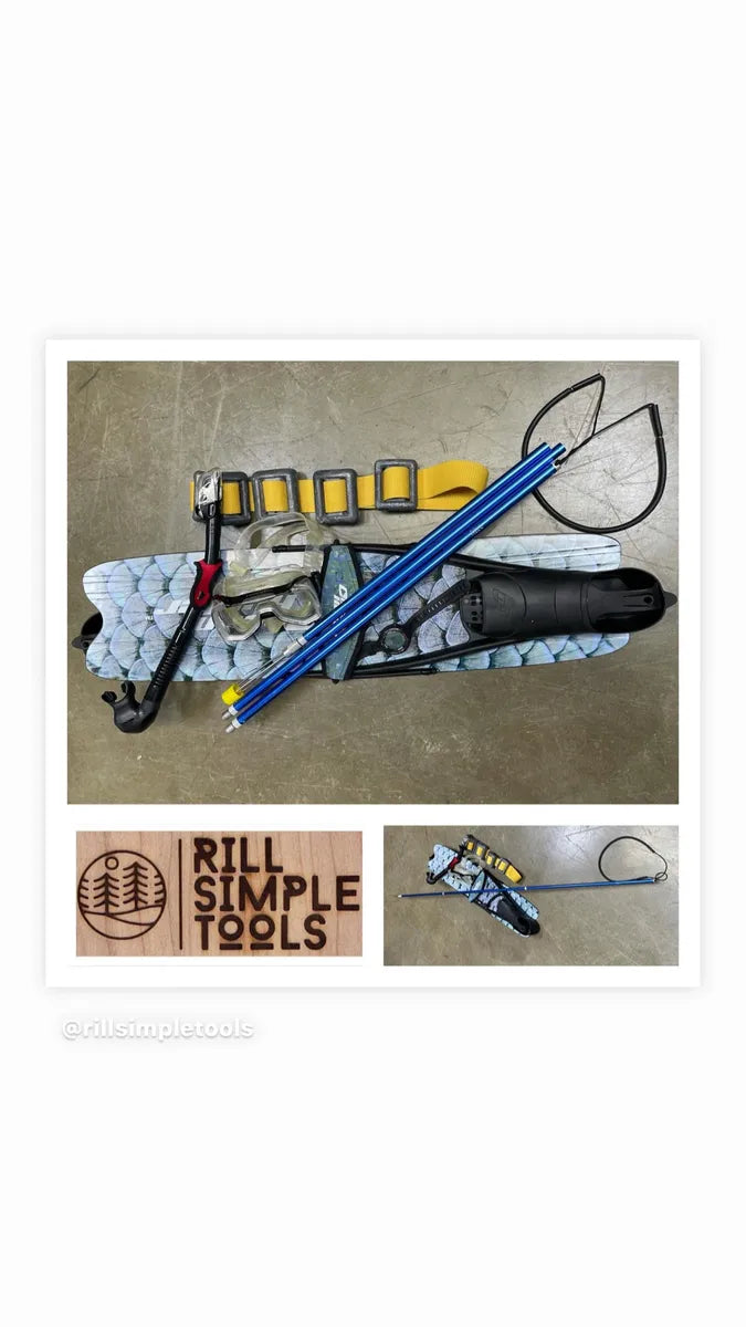 Rill Simple Tools Lionfish Hawaiian Sling Pole, 3-Part.