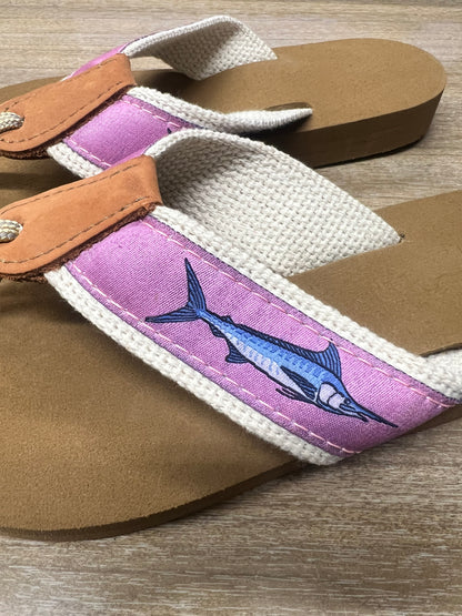 Zep-Pro Women's Made in USA Zeppro Sandal Pink Marlin Size 5