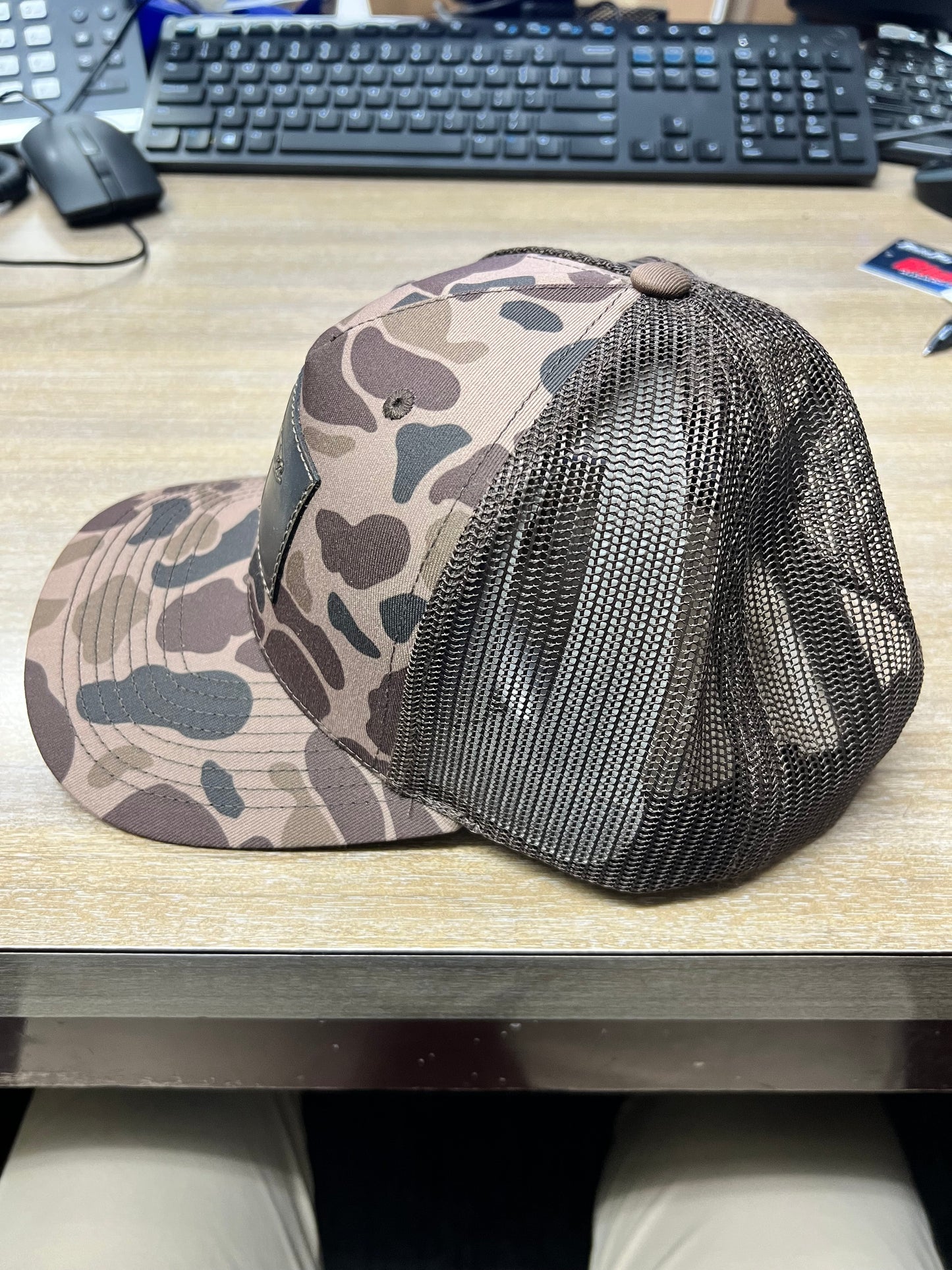 Zep-Pro Richardson Hat Old School BrownCamo Leather Patch Snook