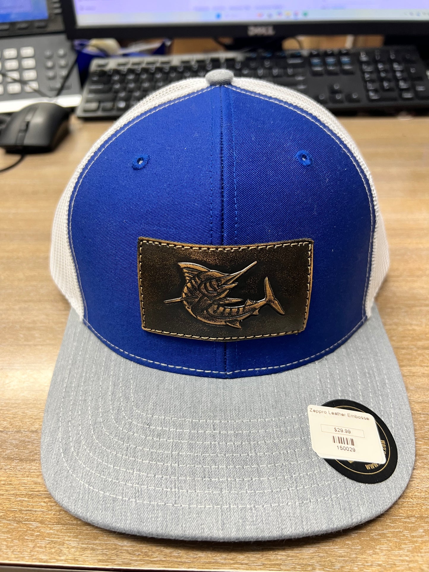 Zep-Pro Leather Embossed Patch Richardson Hat.