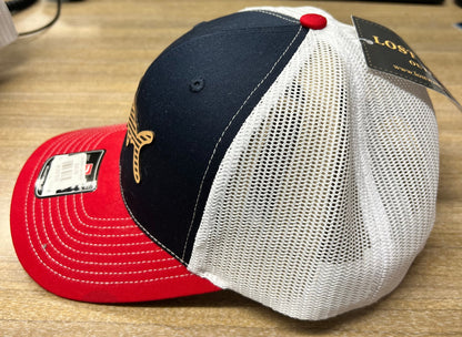 Lost Wando - USA Marlin Patch Red White Black Richardson Hat
