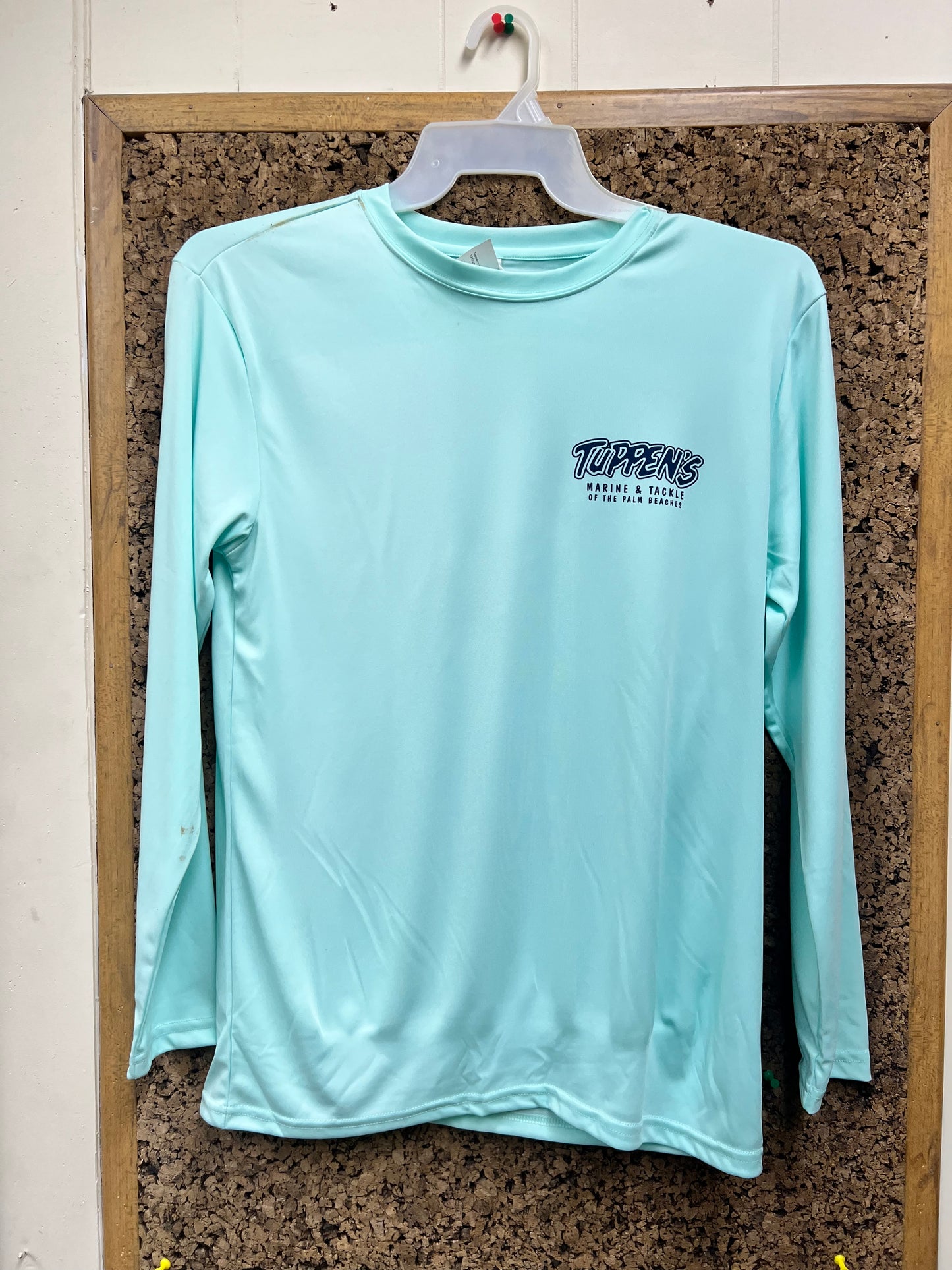 Tuppen's Hogfish Long Sleeve Seafoam Green Performance T-Shirt