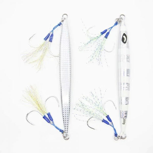 JIGS R US V2 SLOW PITCH JIG JRU119-250G CRUSHER Silver Glow