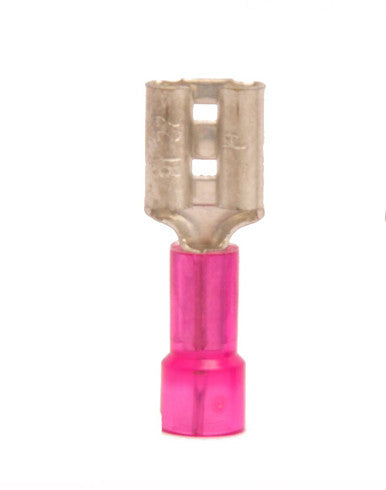 Quick Connect Terminals 18-20 AWG - Female Pink .250F-Pole/Female: No Shield.