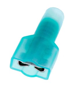 Insulated Quick Connector Female Blue 250F-Female: Pole/Shield