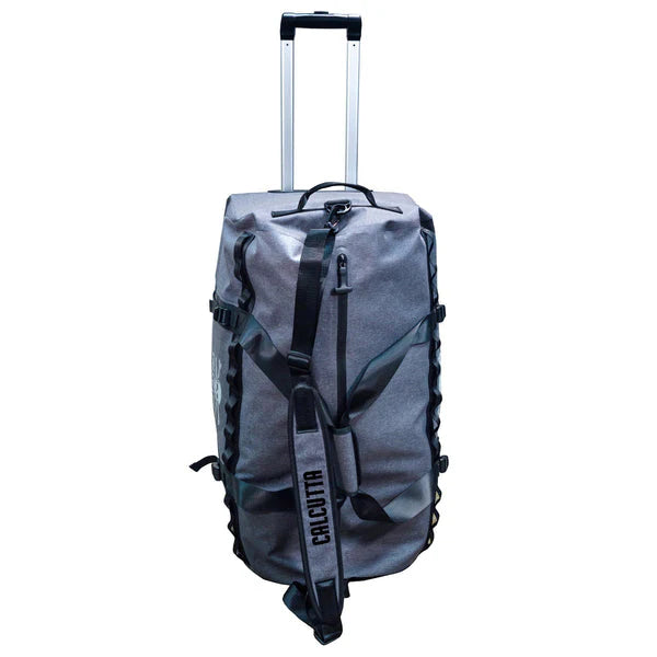 Calcutta Traveler Rolling Gear Bag, Gray Heather, Waterproof, 29" x 15" x 16".