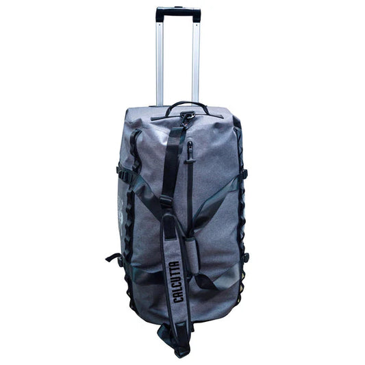 Calcutta Traveler Rolling Gear Bag, Gray Heather, Waterproof, 29" x 15" x 16".