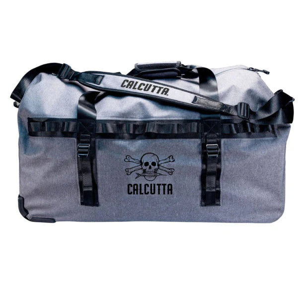 Calcutta Traveler Rolling Gear Bag, Gray Heather, Waterproof, 29" x 15" x 16".