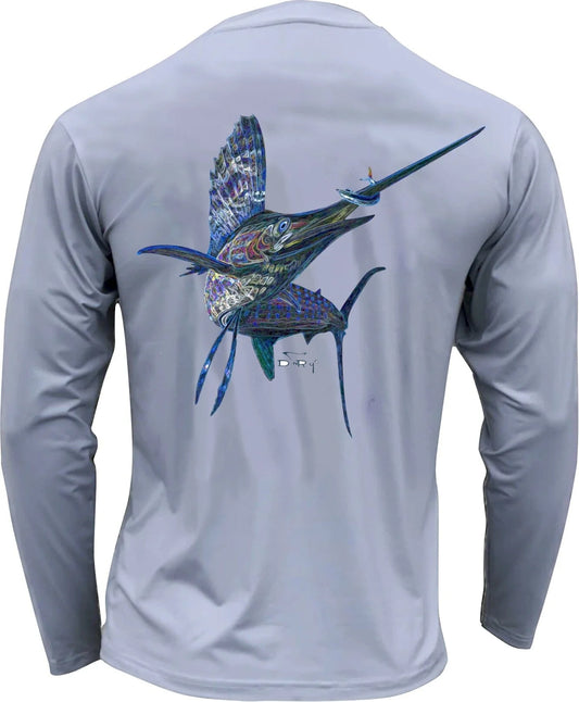 Tormenter Electrified Sailfish Gray SPF Shirt