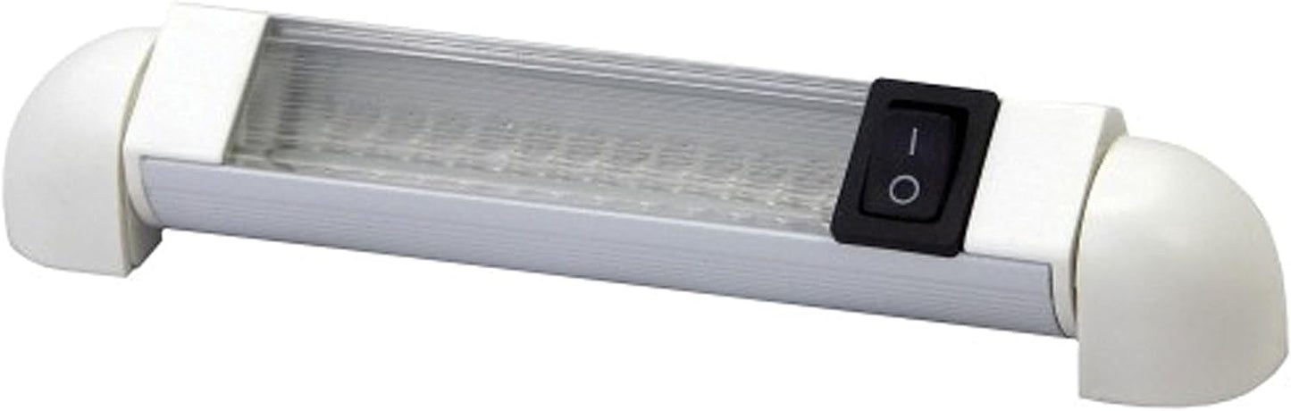 T-H Marine Rotating LED Rail Light with Switch - 6" Inch White.