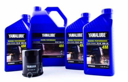 Yamaha OEM F150 - F200 20W-40 Oil Change Kit, Yamalube. LUB-MRNMR-KT-20.