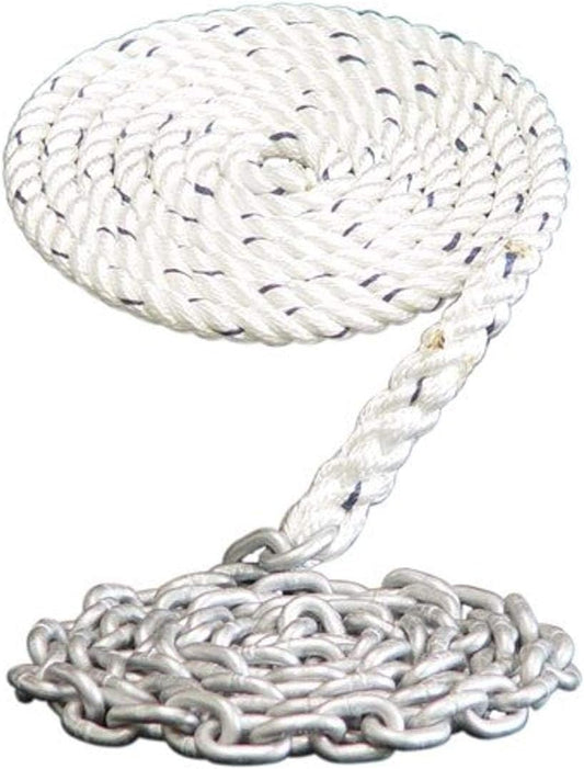Lewmar Pro-Fish 1000 Windless 9/16" 300' Anchor Rope & 20' 5/16" Chain Bundle.