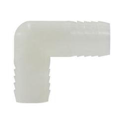 Elbow Hose Fitting - 3/4" Hose - White