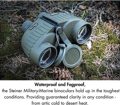 Steiner Optics Military Marine Series 7X50 Green Binoculars - 2038 Free Shipping