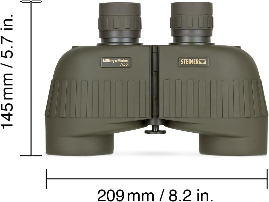 Steiner Optics Military Marine Series 7X50 Green Binoculars - 2038 Free Shipping