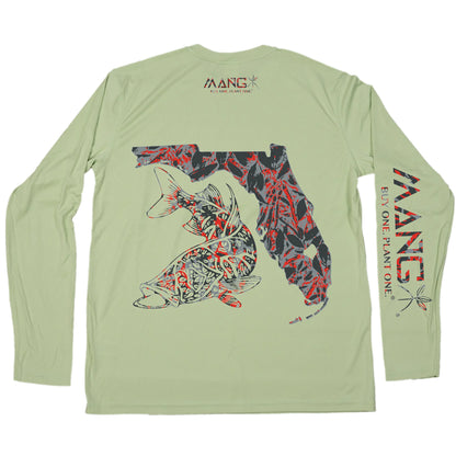 Mang Florida Snook Long Sleeve Performance Shirt
