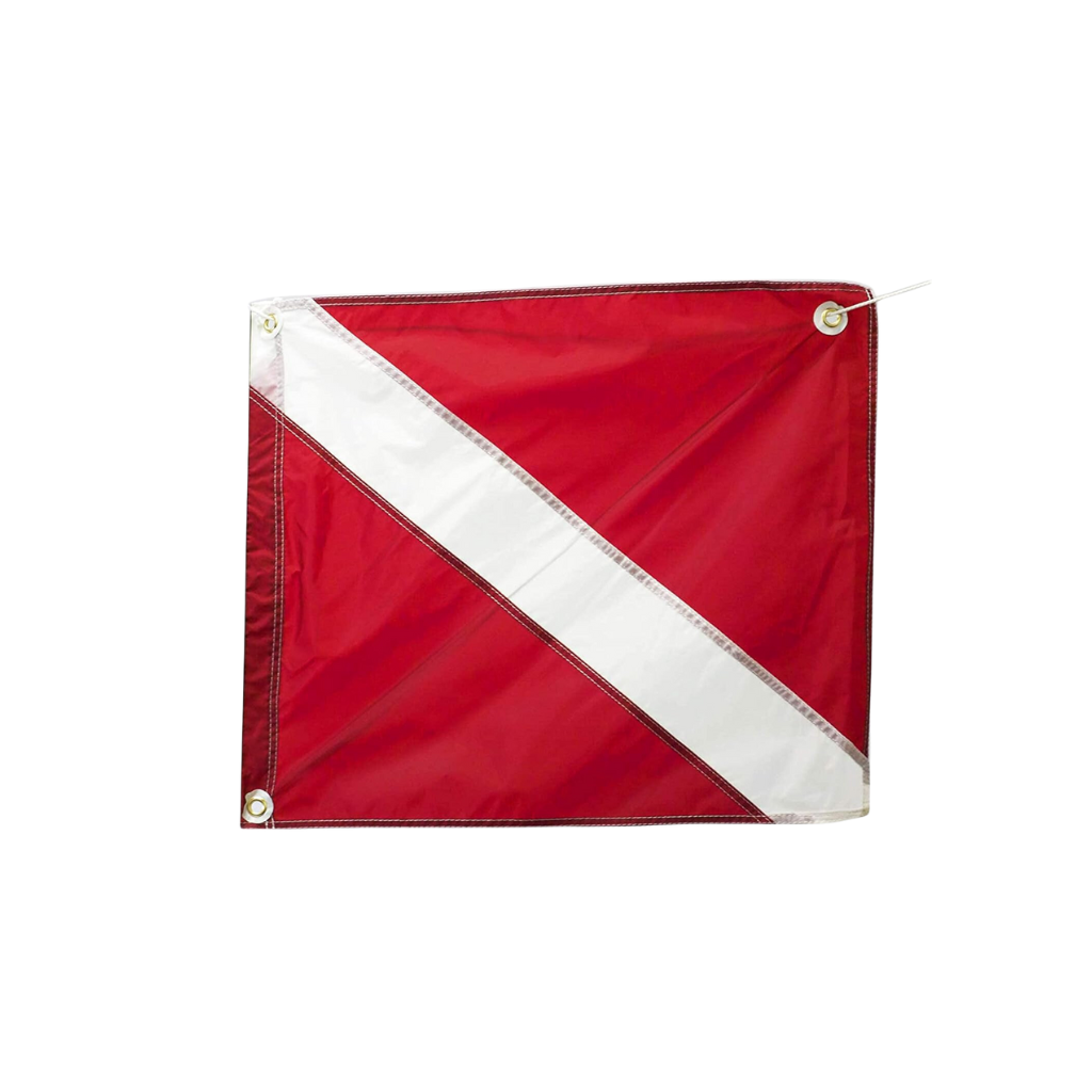 Marine Sports 4679 Deluxe High-Tech 20"X 24" Nylon Flag W/Stiffener