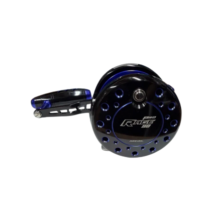 Maxel Rage Pro 90 Custom Black Blue Conventional Reel Right Hand