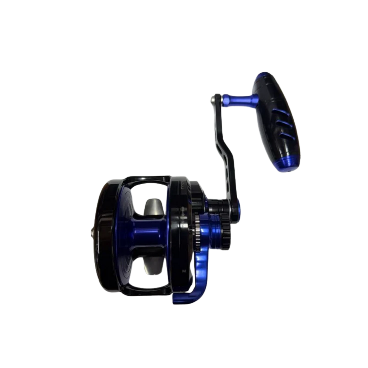 Maxel Rage Pro 90 Custom Black Blue Conventional Reel Right Hand