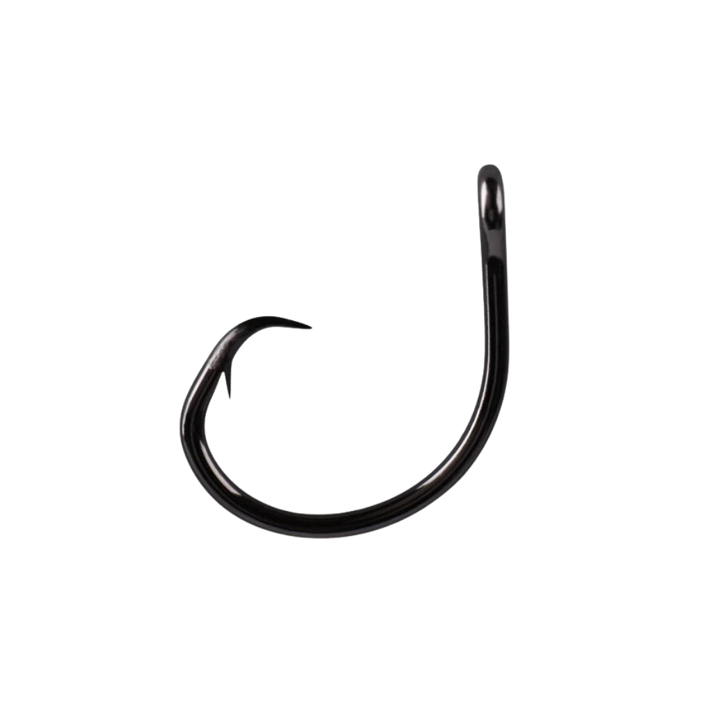 Mustad 39950NP-BN 3/0-10 Ultrapoint Demon Perfect Circle Hook, Needle Point, 2X Short Shank, 3X Strong, Wide Gap, Ringed Eye, Black Nickel