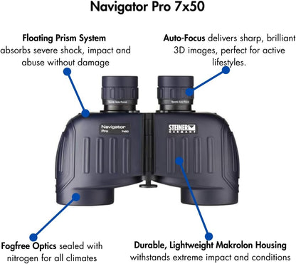 Steiner Optics Navigator Pro 7X50 Binoculars - 7655 Free Shipping.