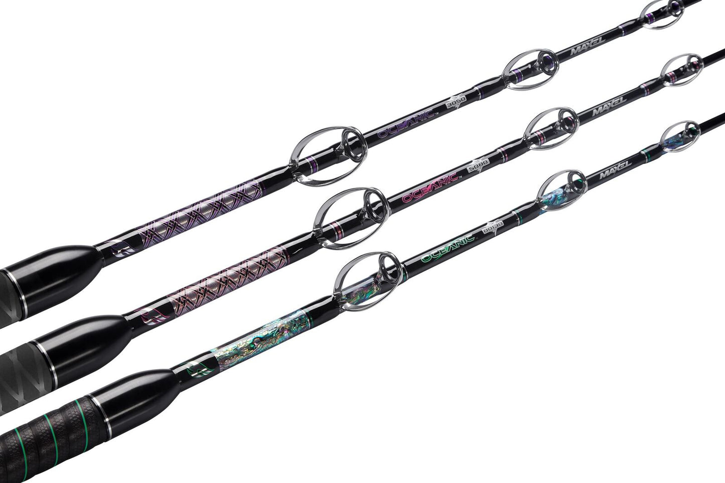 Maxel Oceanic Series OC3050AS-F Rod OC 5'8" 30-50lb Purple Black